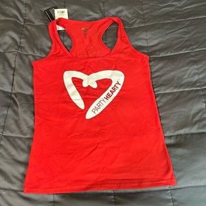 NWT Ultra Rare Zumba Fitness Party Hearty Top Medium